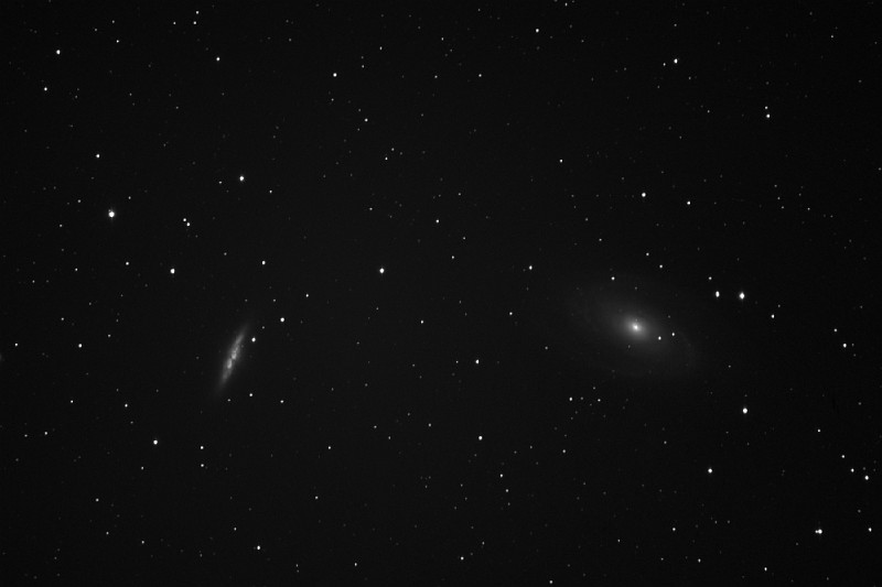 M81_20071231_20min_L.png - M82 (Cigar Galaxy) et M81 (Bode's Galaxy) - L 19 min - William Optics Megrez 80 APO - ST-8XME - Renens 31/12/2007